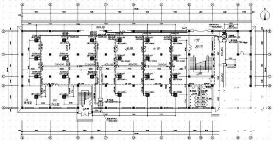 6层办公楼多联机中央空调设计CAD图纸 - 1