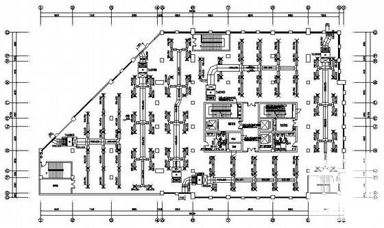 21层商务办公楼通风空调CAD施工图纸 - 1