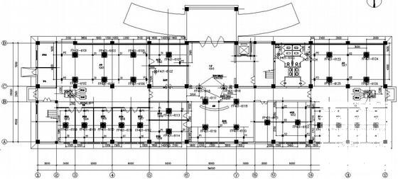 办公楼空调通风系统设计CAD施工图纸(平面布置图) - 4