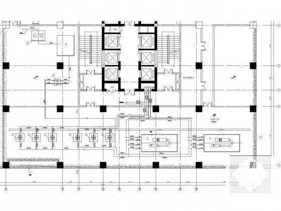 21层科研办公楼空调通风设计CAD施工图纸(人防地下室) - 5