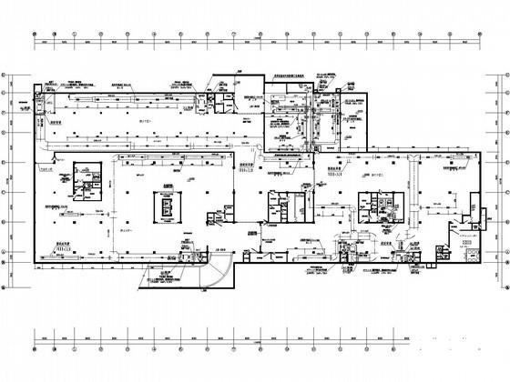 市政办公楼地下室人防通风工程CAD施工图纸 - 1