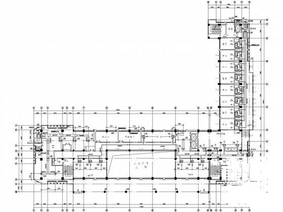 9层事业单位办公楼空调通风设计CAD施工图纸 - 1