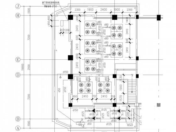 9层事业单位办公楼空调通风设计CAD施工图纸 - 3
