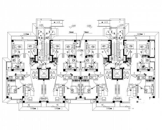 11层住宅楼强弱电CAD施工图纸（第三类防雷）(电气设计说明) - 1
