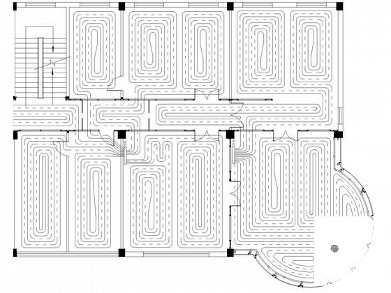 4层办公楼空调采暖设计CAD施工图纸 - 3