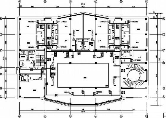 3层小型办公楼空调设计CAD施工图纸(系统原理图) - 1