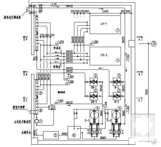 3层小型办公楼空调设计CAD施工图纸 - 4