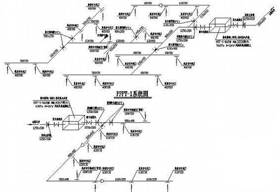 21层办公楼空调设计CAD施工图纸(地下室通风排烟) - 4
