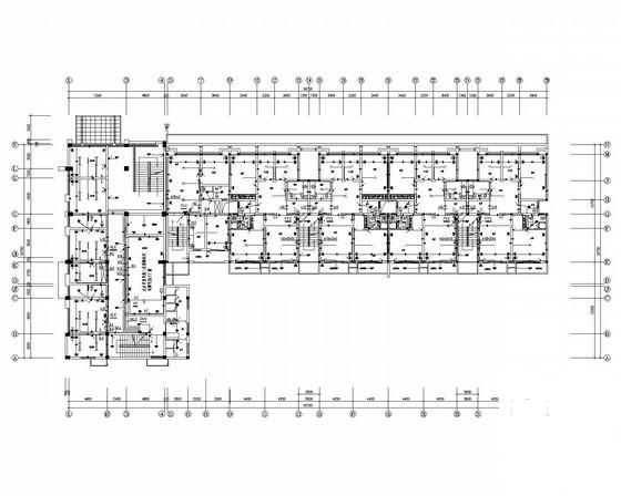 6层小区住宅楼强弱电CAD施工图纸（三级负荷）(接线系统图) - 1