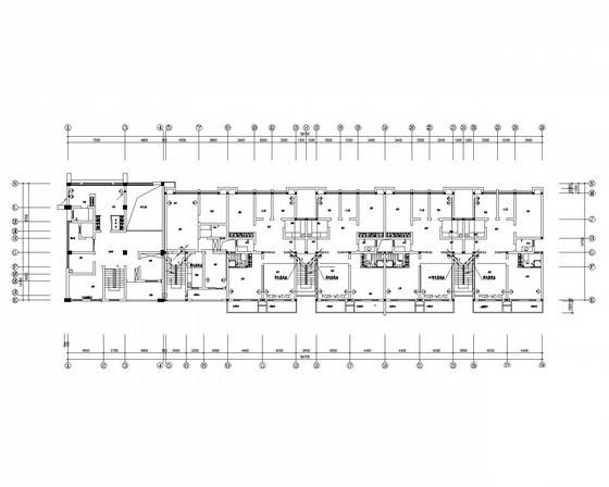 6层小区住宅楼强弱电CAD施工图纸（三级负荷）(接线系统图) - 4