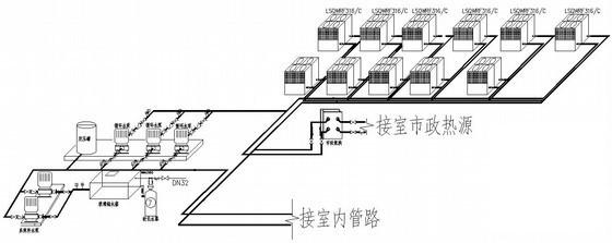 4层大空间办公楼中央空调系统设计CAD图纸 - 2