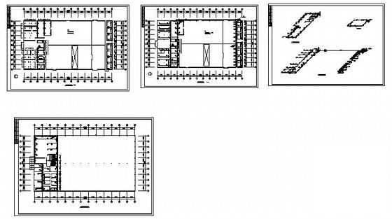 2层车间办公楼采暖空调设计CAD施工图纸 - 4
