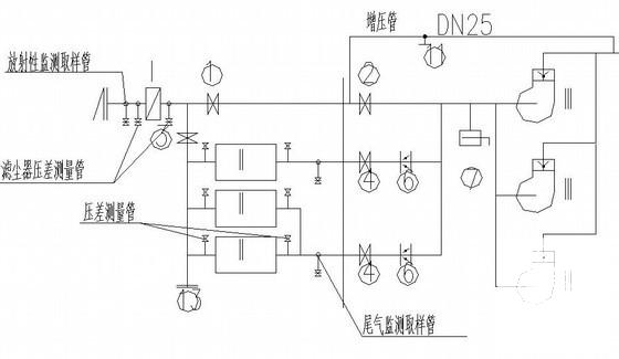 办公楼地下室人防通风设计CAD施工图纸 - 2