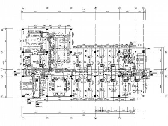 4层行政办公楼空调通风设计CAD施工图纸 - 1