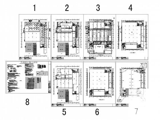 3层办公楼空调通风防排烟系统设计CAD施工图纸 - 2