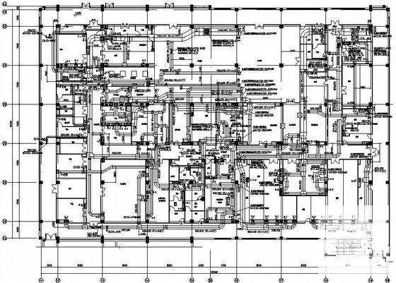 车间厂房暖通空调系统CAD施工图纸（洁净空调） - 1