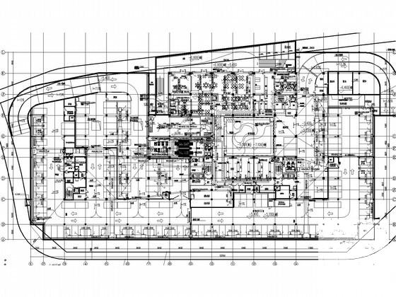 5层企业办公楼空调通风设计CAD施工图纸(大院设计地源热泵)(水系统流程图) - 1