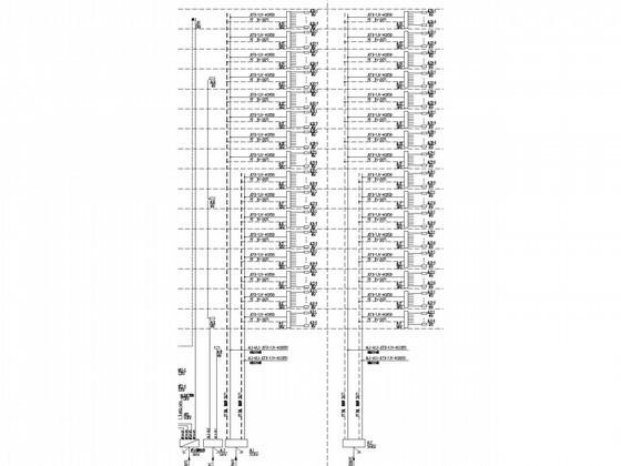 16层住宅楼及商铺强弱电CAD施工图纸（车库） - 4