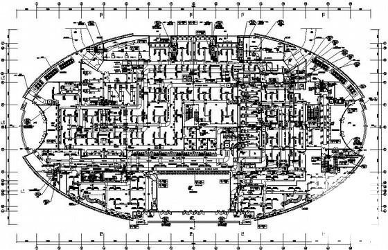 客运中心暖通空调系统设计CAD施工图纸 - 1