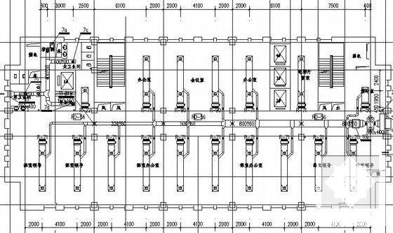 17层办公楼多联机空调系统设计CAD施工图纸 - 4