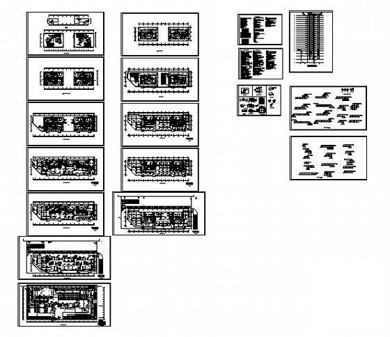 21层大型办公楼多联机系统设计CAD施工图纸 - 4