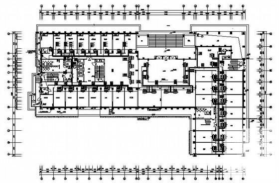 15层办公楼中央空调通风设计CAD施工图纸(风冷热泵机组) - 1