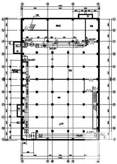 国内学校体育活动中心暖通设计CAD施工图纸（地暖） - 5