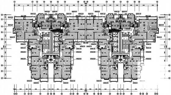 高层住宅楼采暖通风设计CAD施工图纸 - 1