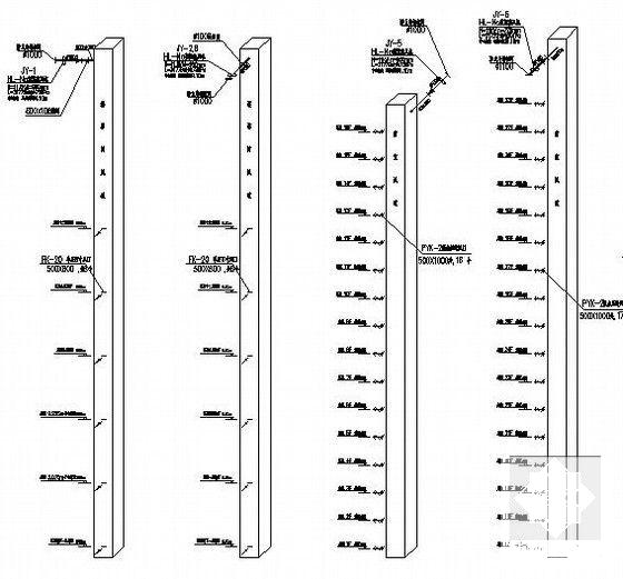 高层住宅楼采暖通风设计CAD施工图纸 - 5