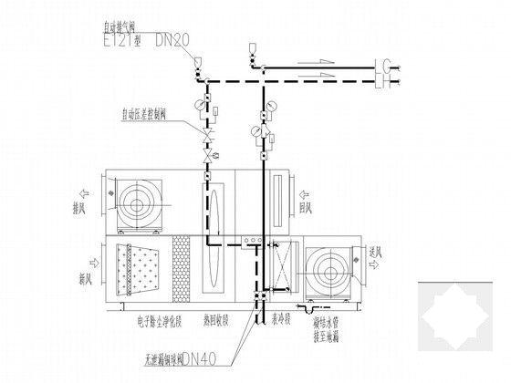 15层医院办公楼通风空调及防排烟系统设计CAD施工图纸（医用风机盘管） - 4