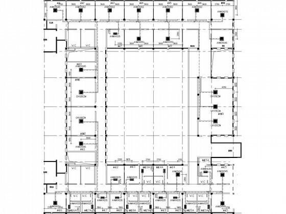4层行政办公楼空调系统设计CAD施工图纸(室外机) - 2