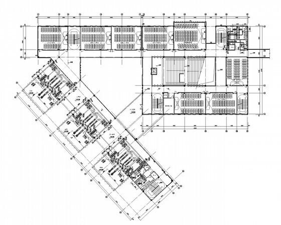 5层办公楼通风排烟空调系统设计CAD施工图纸 - 1