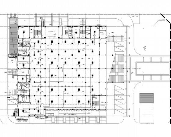 9层办公楼舒适性空调及通风排烟系统设计CAD施工图纸（智能感应送风）(安装大样图) - 2