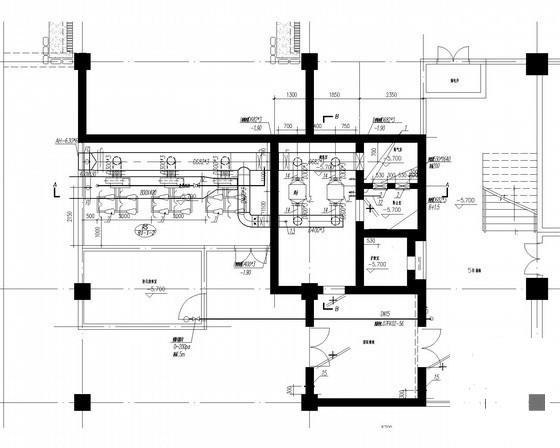 9层办公楼舒适性空调及通风排烟系统设计CAD施工图纸（智能感应送风）(安装大样图) - 3