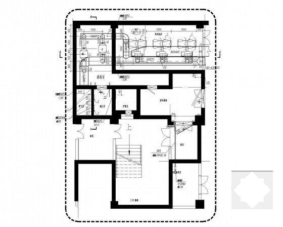 9层办公楼舒适性空调及通风排烟系统设计CAD施工图纸（智能感应送风）(安装大样图) - 5