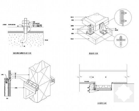 多层办公楼空调通风排烟系统设计CAD施工图纸（冷冻机房） - 4