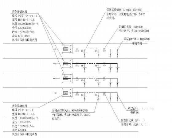 29层商业办公楼多联机空调通风系统设计CAD施工图纸（冷热负荷计算） - 4