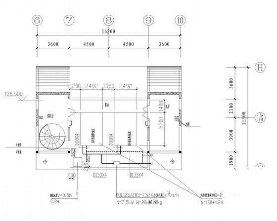 高层办公楼舒适性空调系统设计CAD施工图纸（风冷热泵） - 2