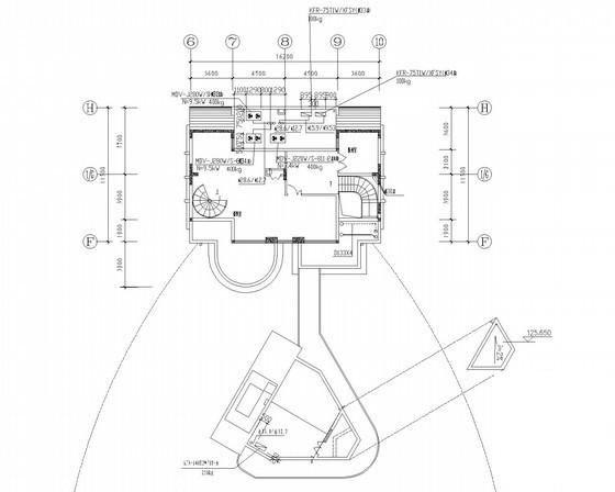 高层办公楼舒适性空调系统设计CAD施工图纸（风冷热泵） - 3