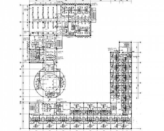 5层园区办公楼空调通风系统设计CAD施工图纸（冷冻机房消防泵房）(冷却塔安装) - 2