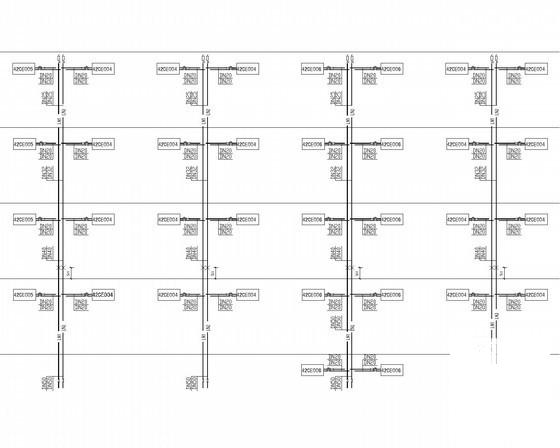 5层园区办公楼空调通风系统设计CAD施工图纸（冷冻机房消防泵房）(冷却塔安装) - 4