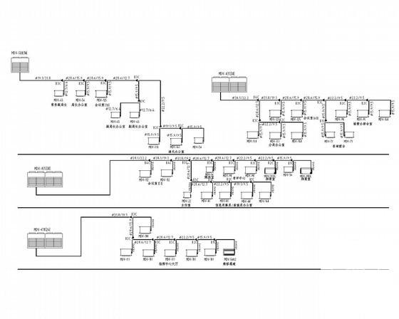 办公楼首层空调通风工程系统设计CAD施工图纸（直流变频系统） - 3