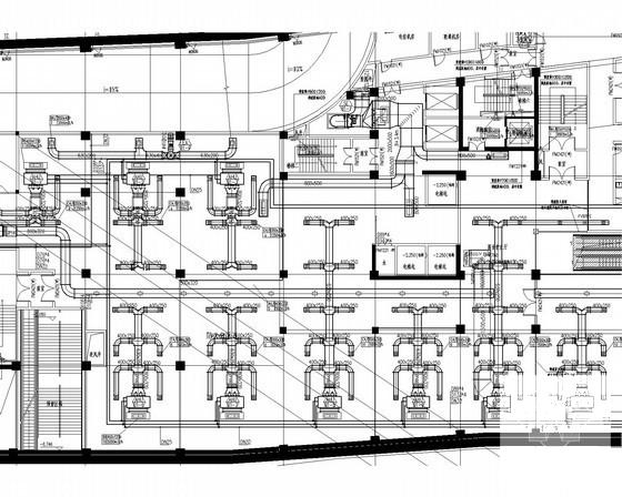 20层办公楼通风空调防排烟系统设计CAD施工图纸（锅炉房设计） - 1