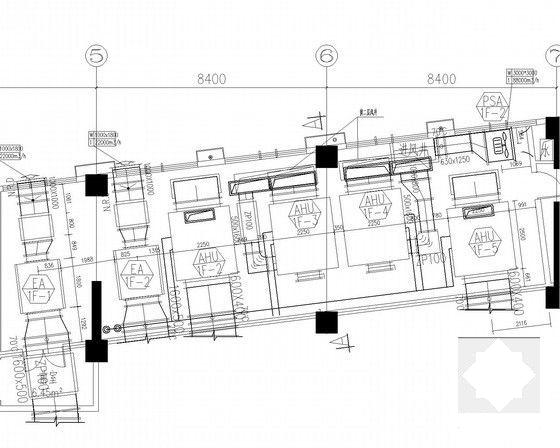 20层办公楼通风空调防排烟系统设计CAD施工图纸（锅炉房设计） - 4