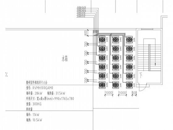 商用办公楼空调通风防排烟系统设计CAD施工图纸 - 3