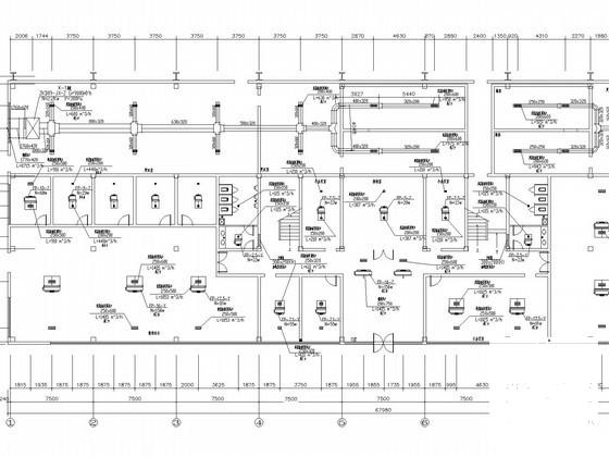 车间及办公楼通风空调系统设计CAD施工图纸 - 1