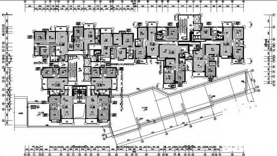 33层高档住宅楼采暖通风设计CAD施工图纸（2栋楼，人防） - 1