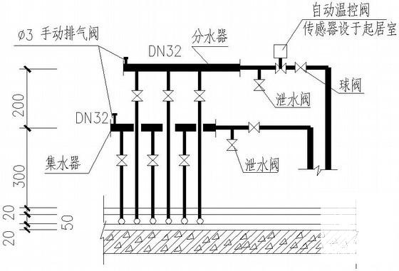 33层高档住宅楼采暖通风设计CAD施工图纸（2栋楼，人防） - 3