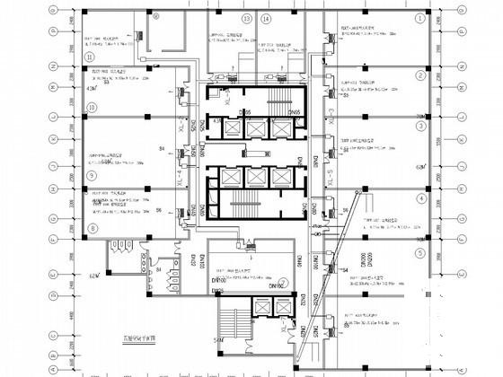 29层商场办公楼空调通风系统设计CAD施工图纸（水环热泵系统） - 2