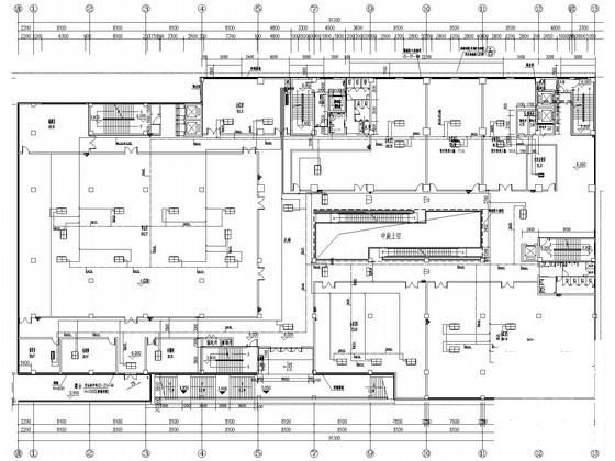 高层办公楼空调新风系统设计CAD施工图纸（计算书全直流变频多联机组） - 1